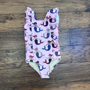 Pink Chicken Mermaid One-Piece Swimsuit *